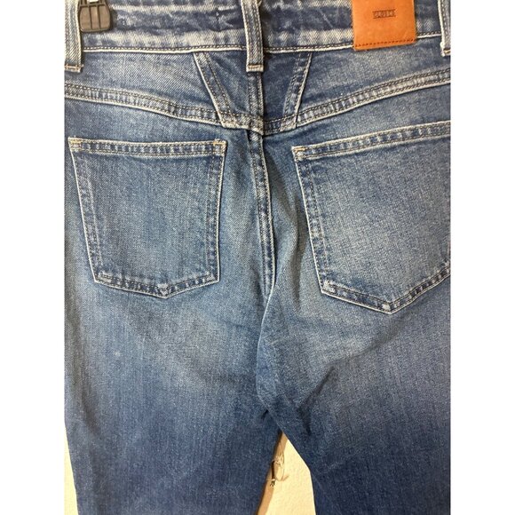 Closed Denim Blue Jeans Made in Italy Skinny Retro Button Fly Y2K Size 24 - Picture 5 of 10